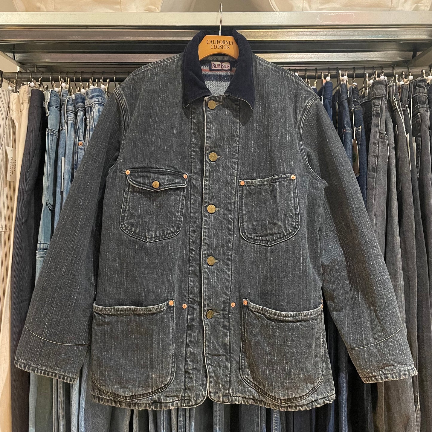Fleece-Lined Denim Chore Jacket