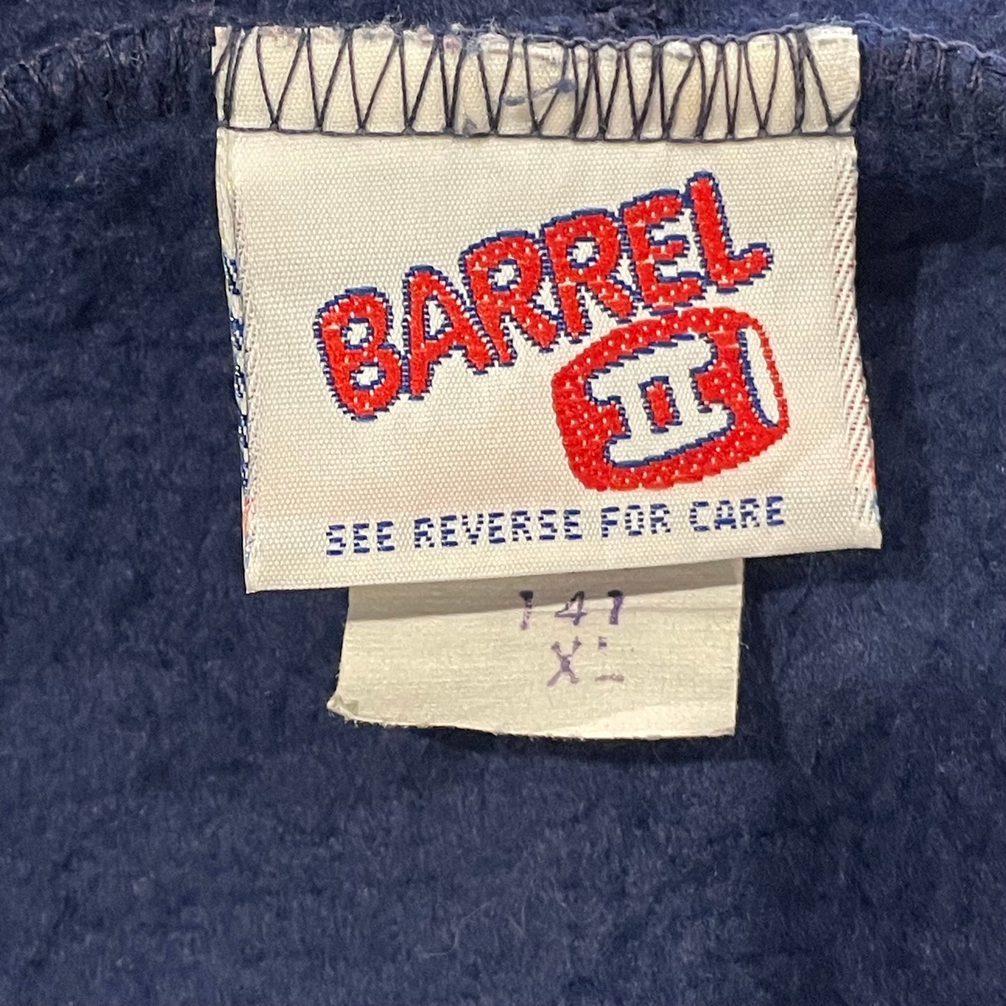 Hooded Vest Sweatshirt Navy