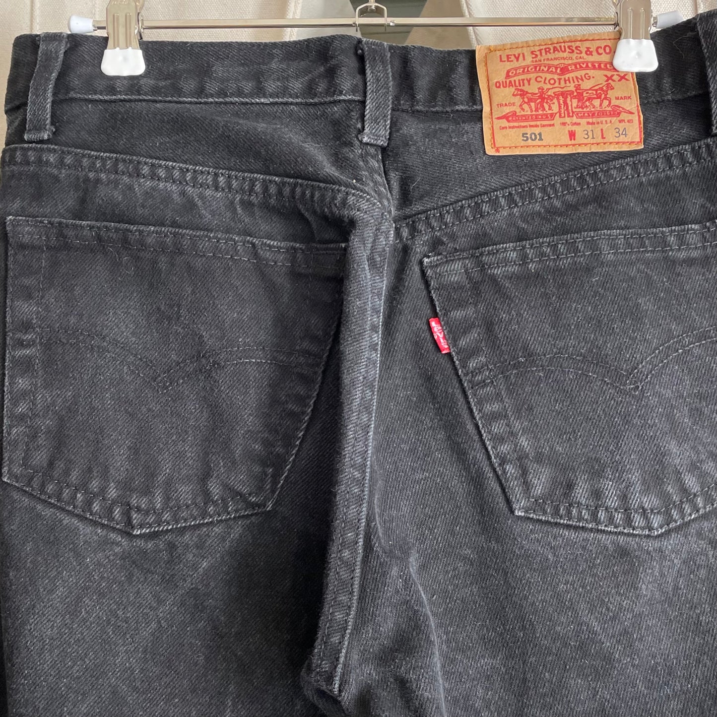 501 Jeans Regular Straight Black