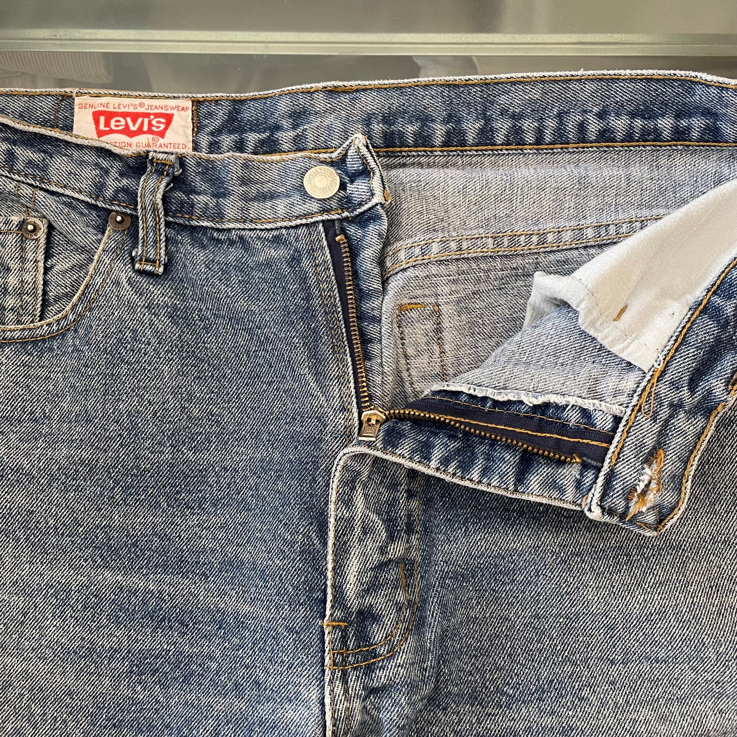 501 Jeans Regular Straight Light Wash Blue