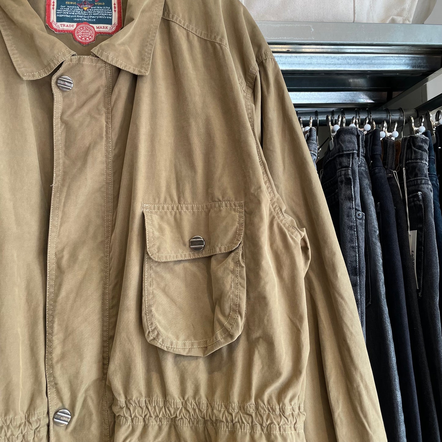 Multi Pocket Jacket Brown