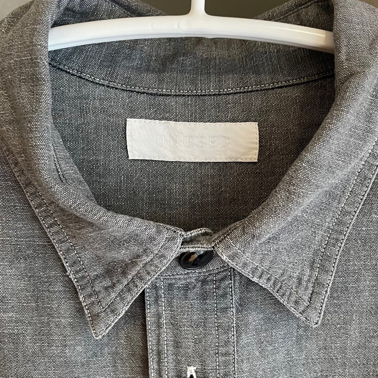 Chambray Work Shirt Gray