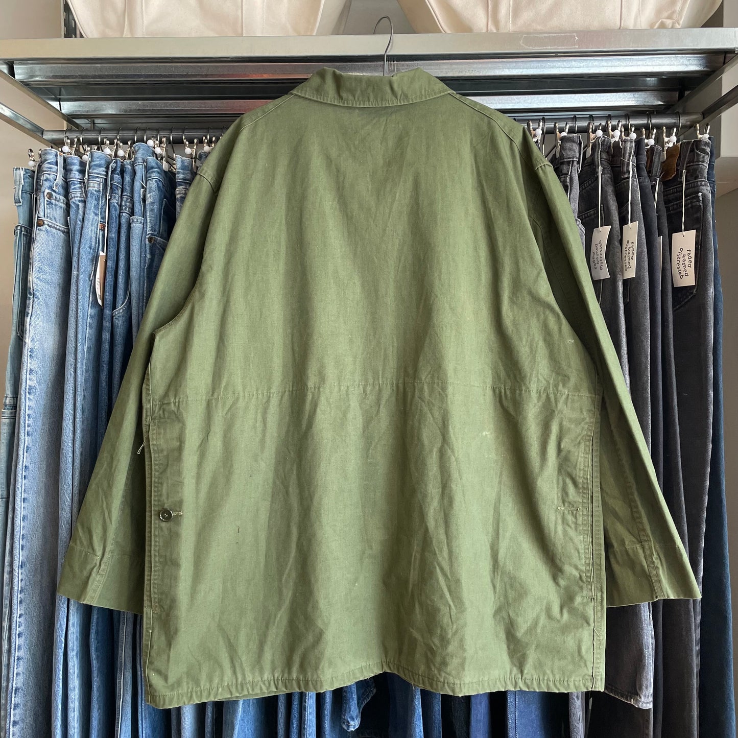 Utility Work Jacket Olive Lampo Zip