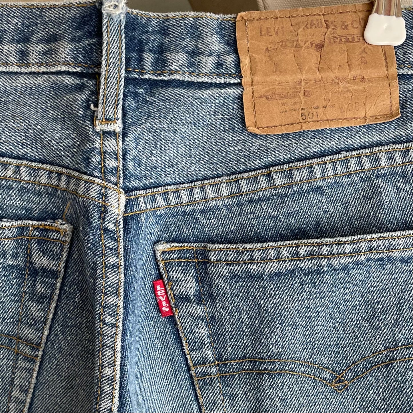 501 Jeans Regular Straight Light Wash Blue