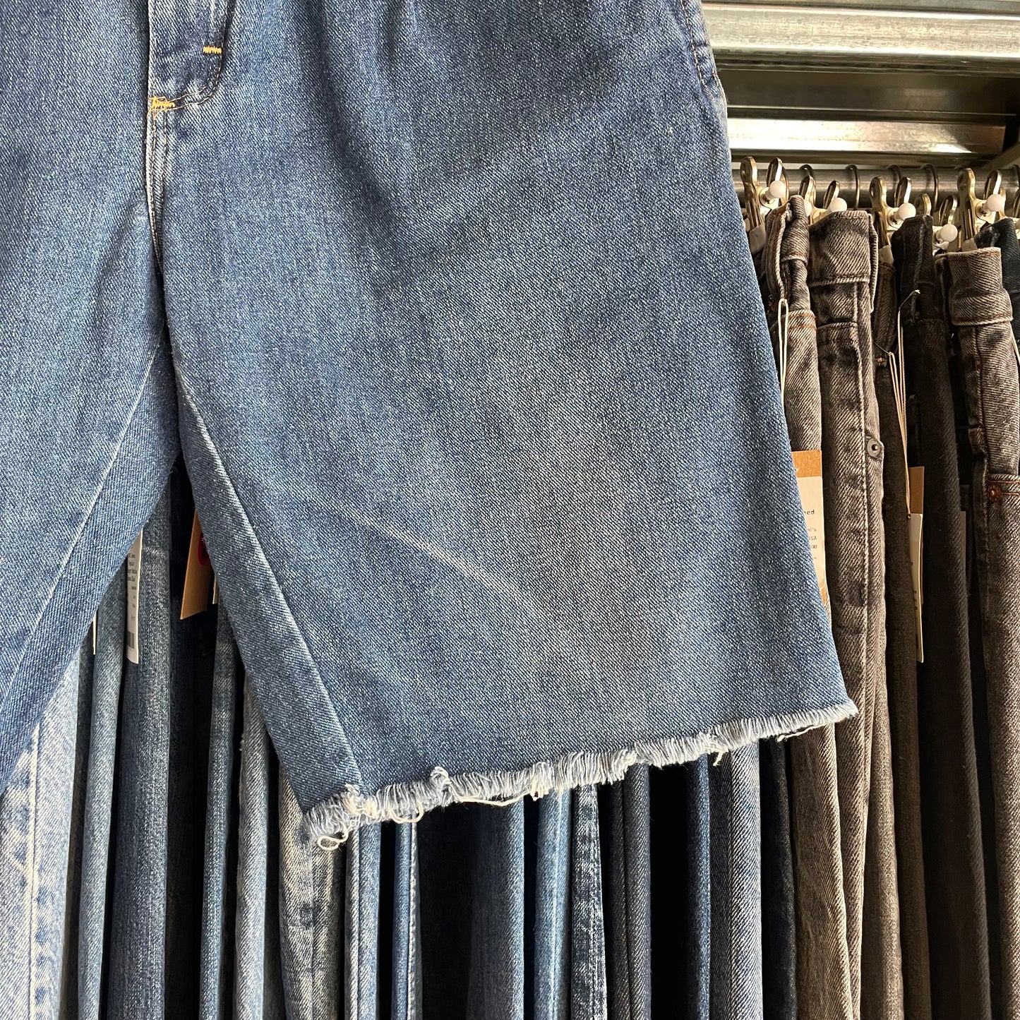 Denim Work Shorts Cutoff