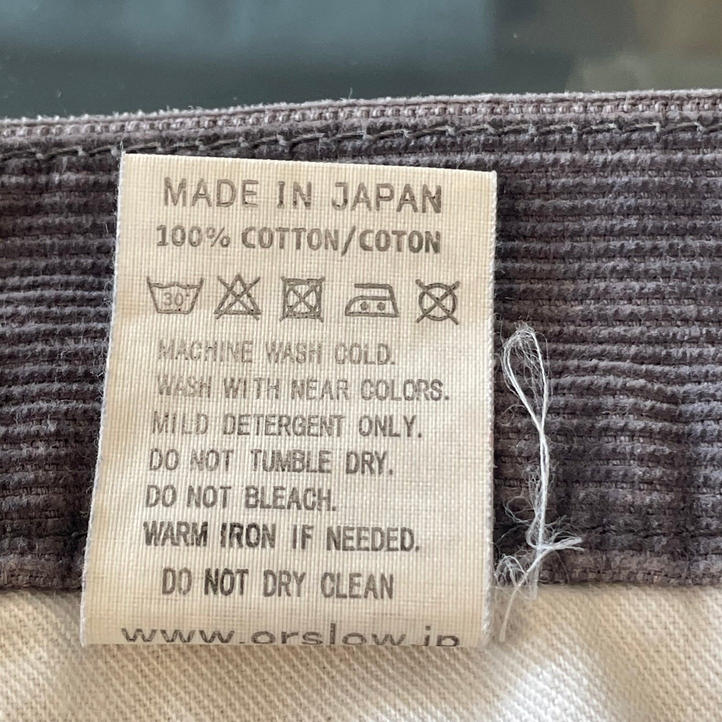 Corduroy Shorts Charcoal Faded