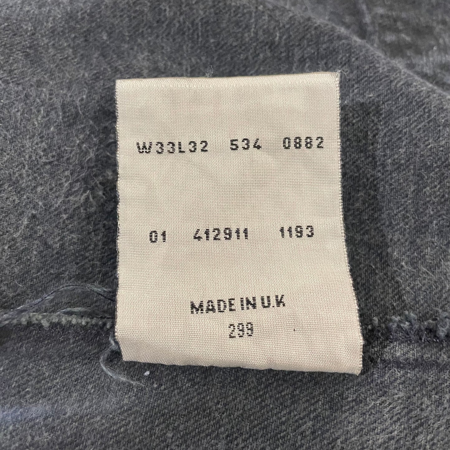 501 Jeans Regular Straight Medium Washed Black
