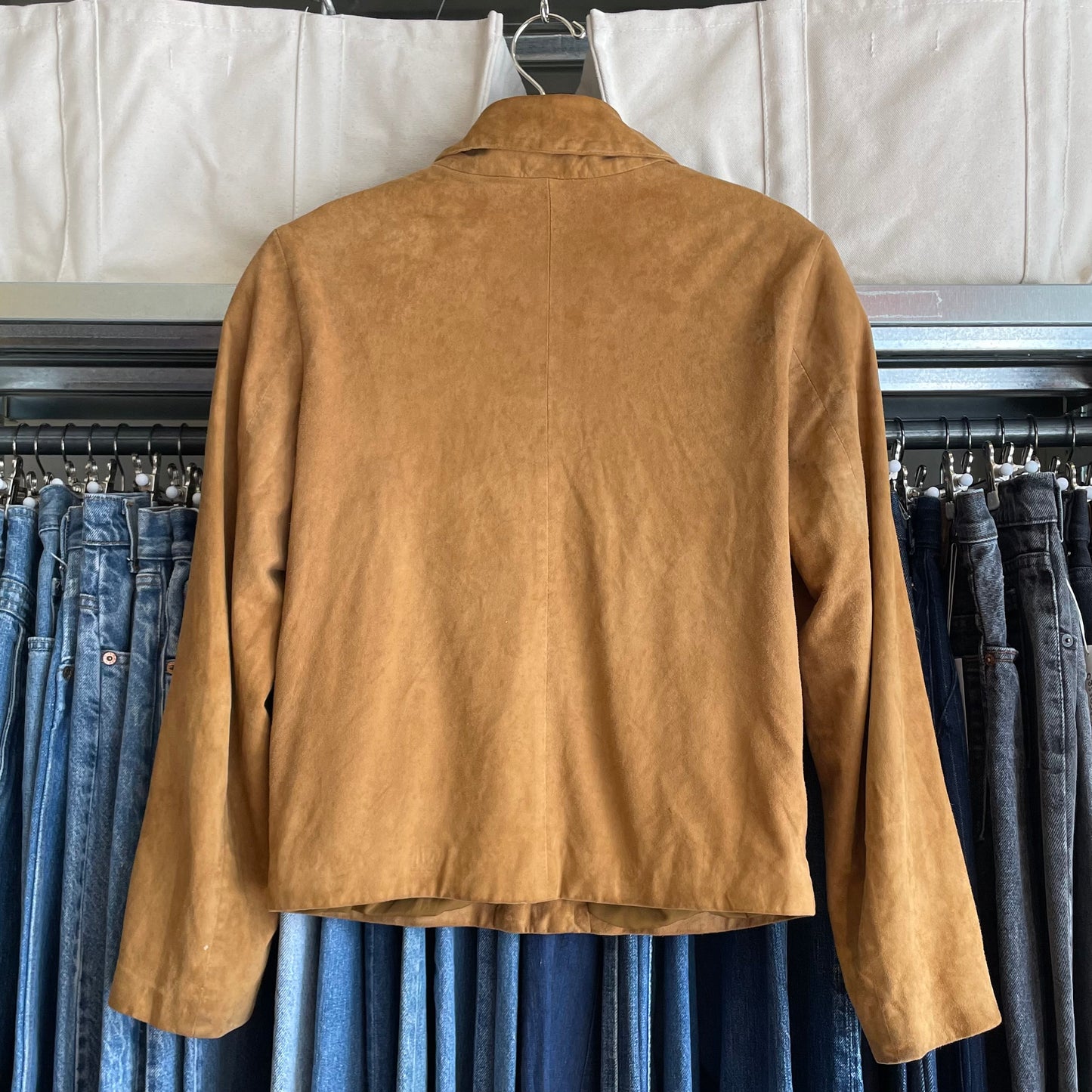 Notch Collar Leather jacket