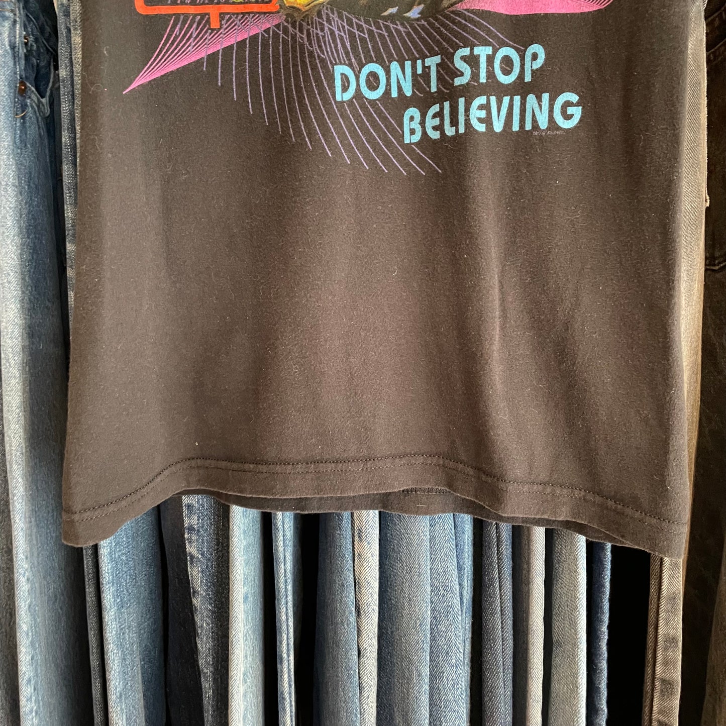 Don't stop Believing T-Shirt Black
