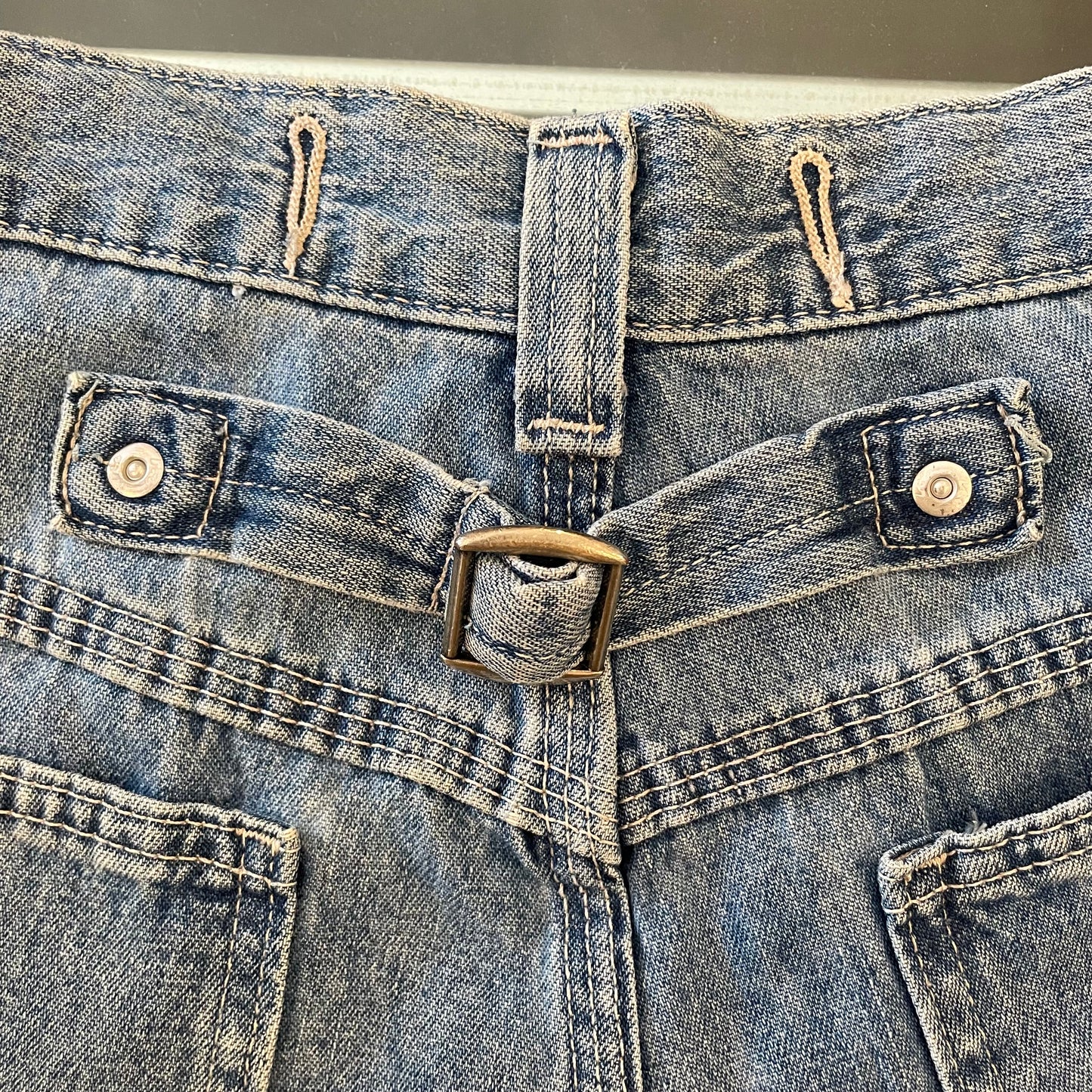 Work Pants Cinch Back Denim