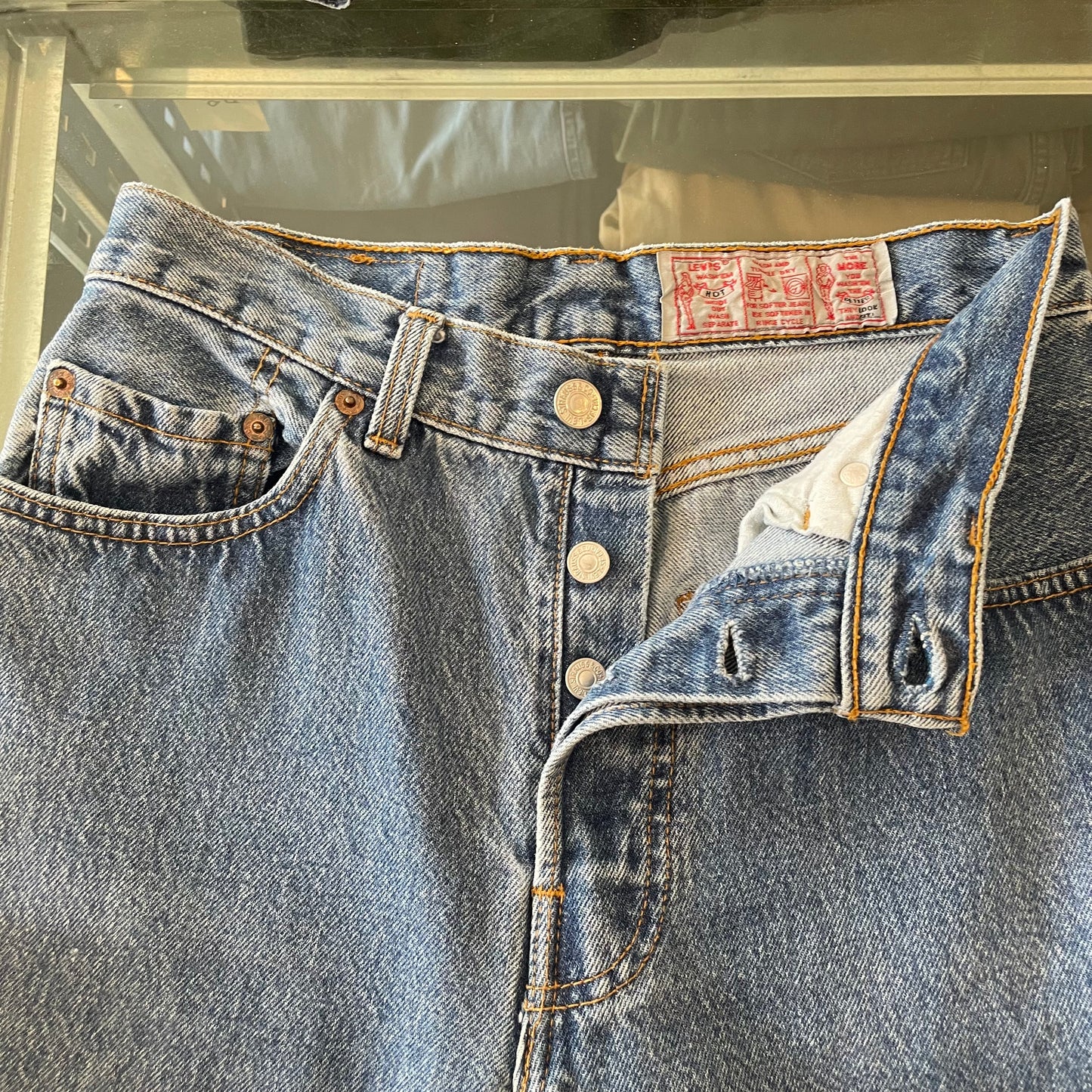 901 Jeans High Waist Taperd Light Washed Blue