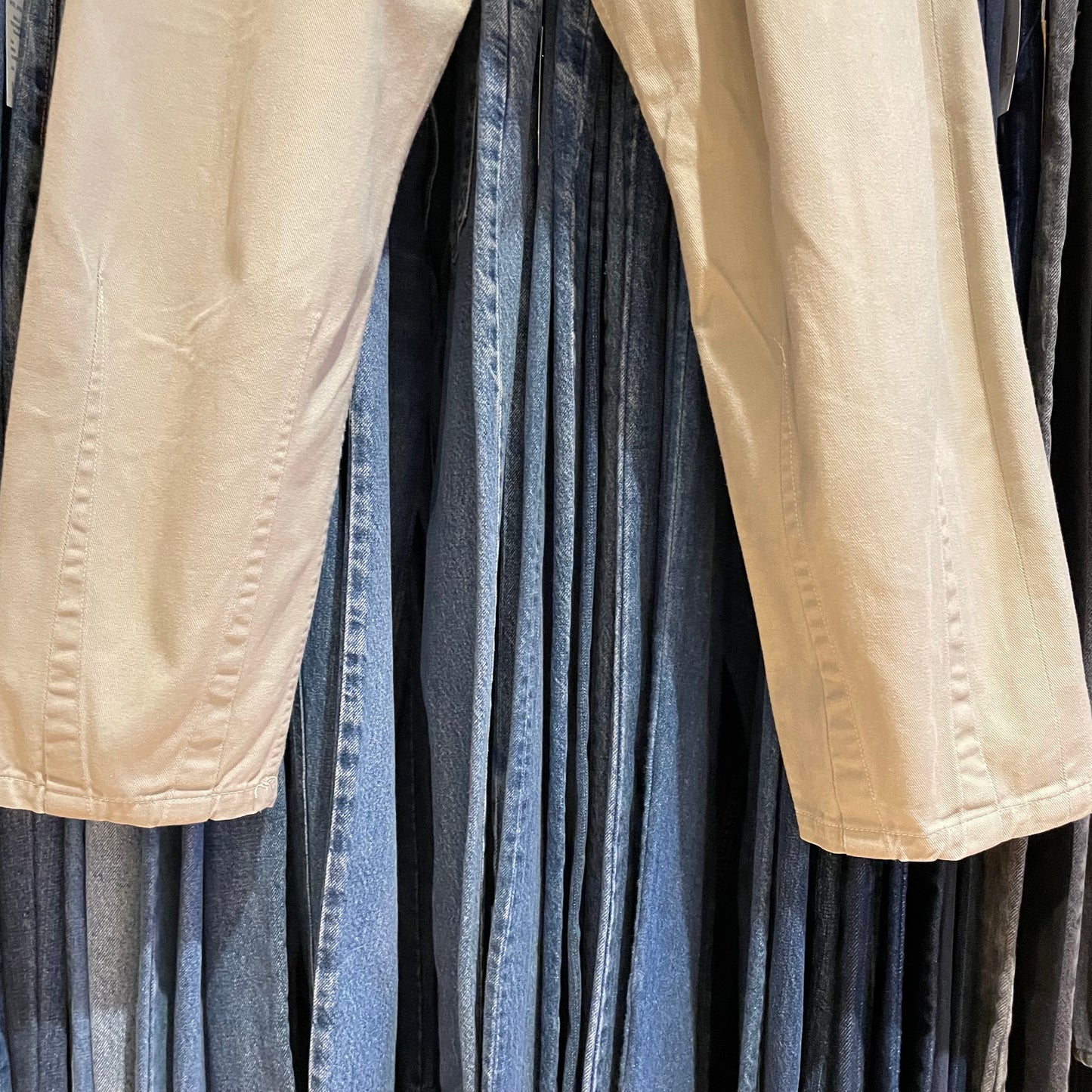 Beige Twill Work Pants Japan Made