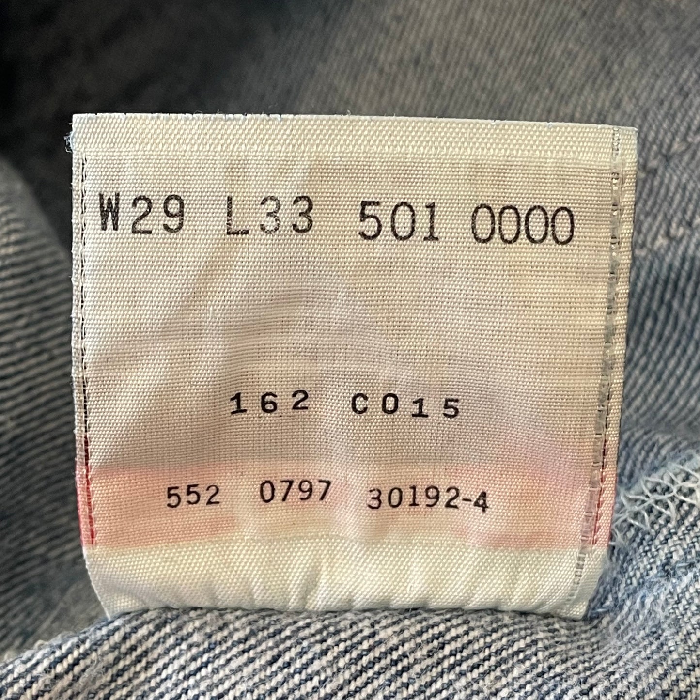501xx Jeans Straight Medium Washed Blue
