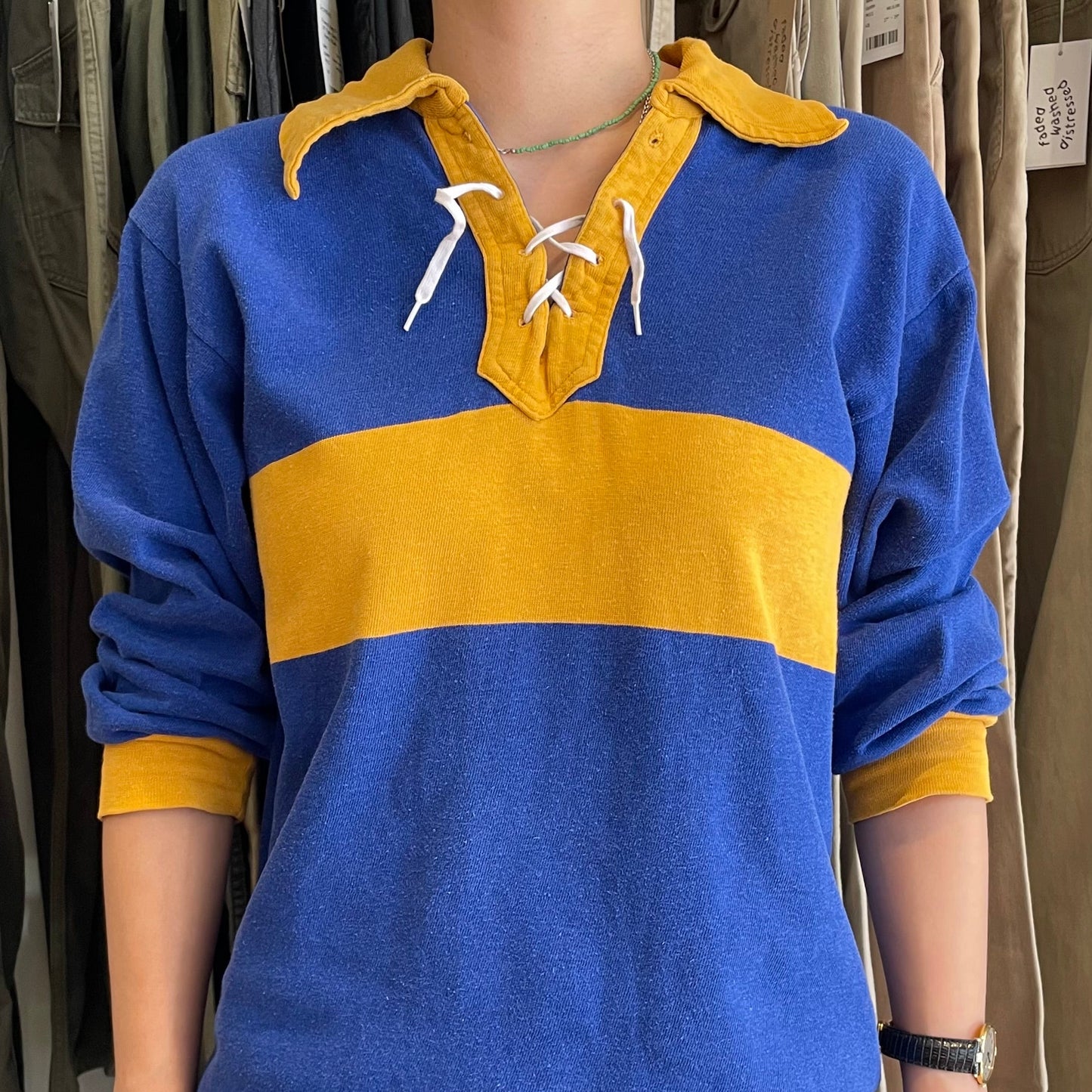 Lace-Up Long Sleeve Jersey