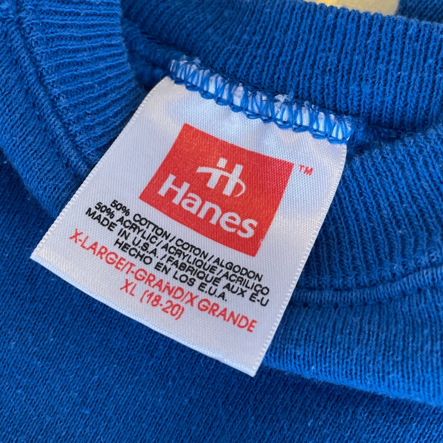 Blanc Raglan Sweatshirt Blue