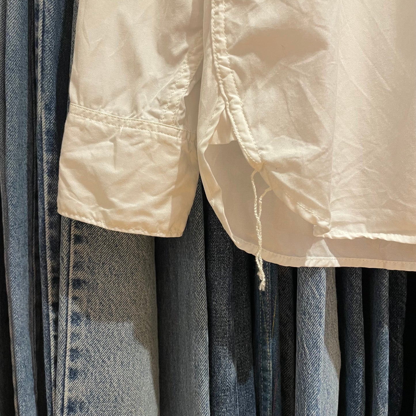 Diamond Snap Western Shirt White