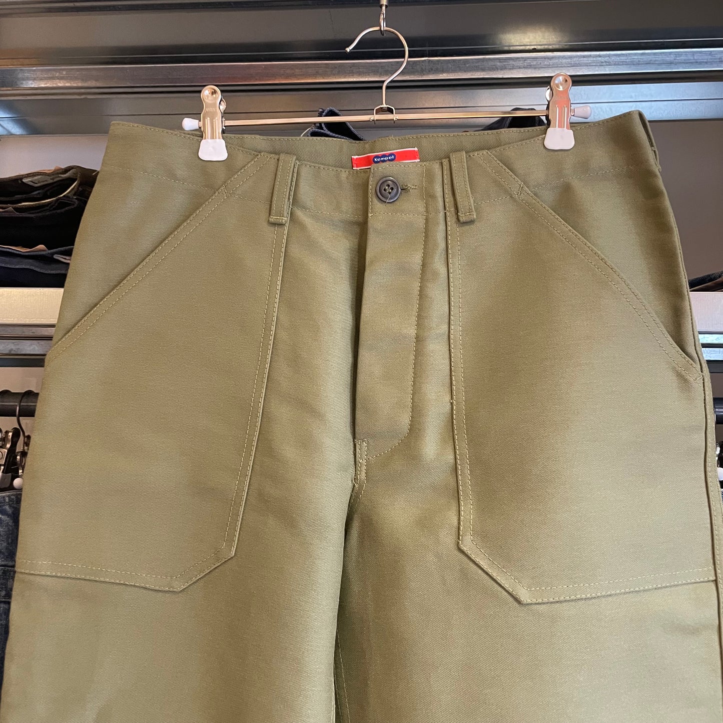 Olive Work Pants