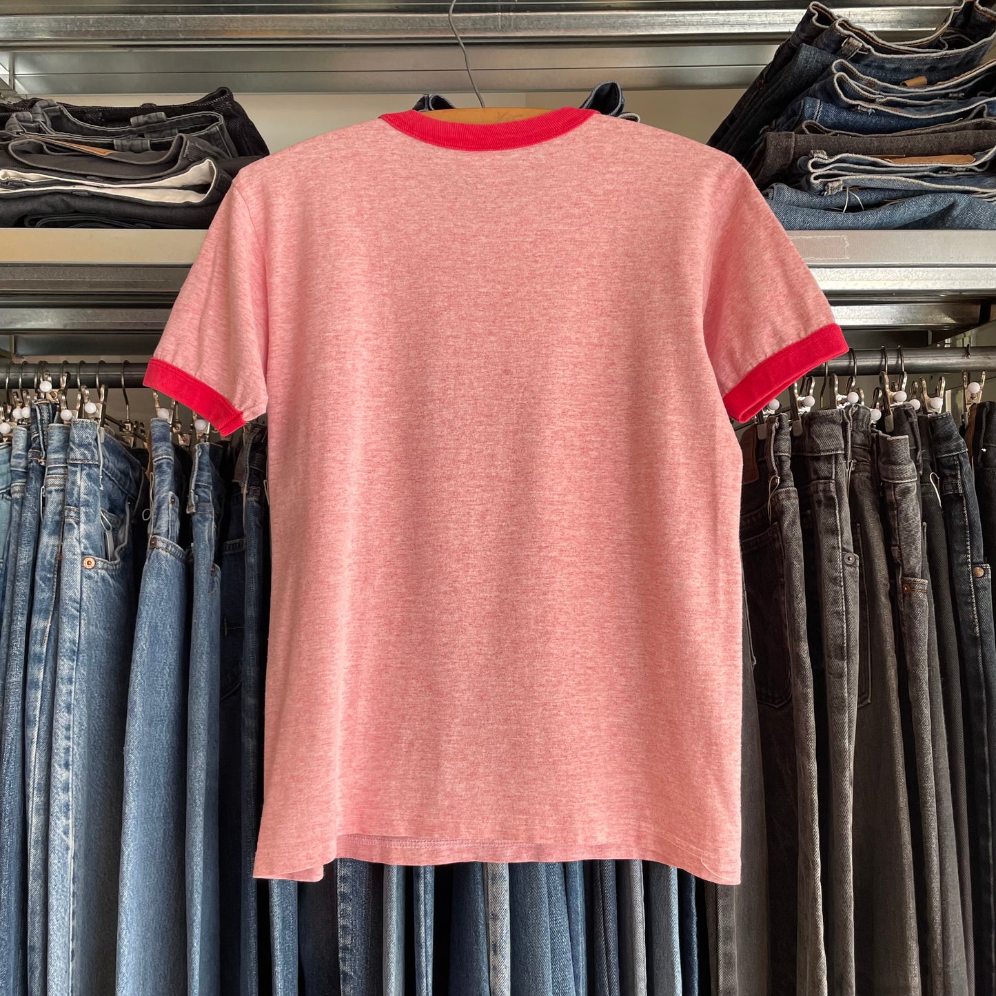 Key west Ringer T-Shirt Pink