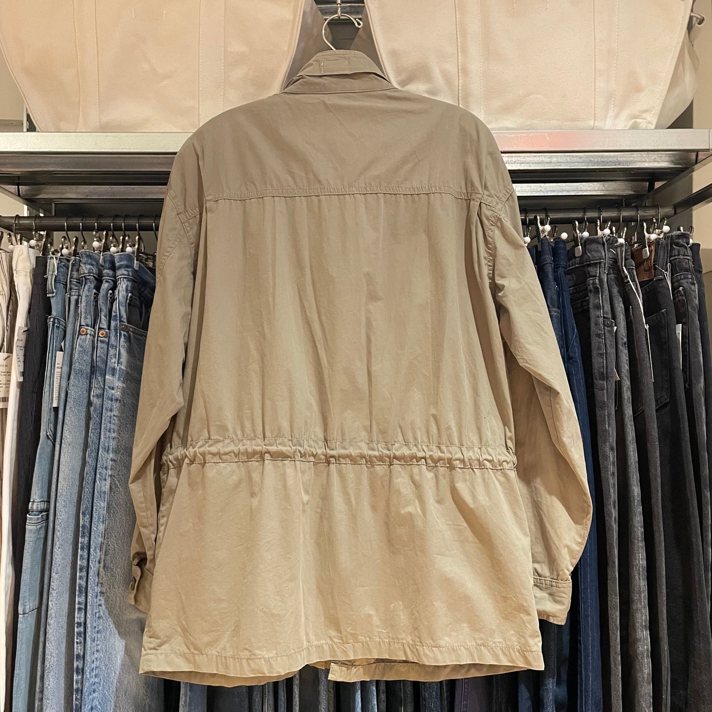 Cotton Field Zip Jacket Khaki