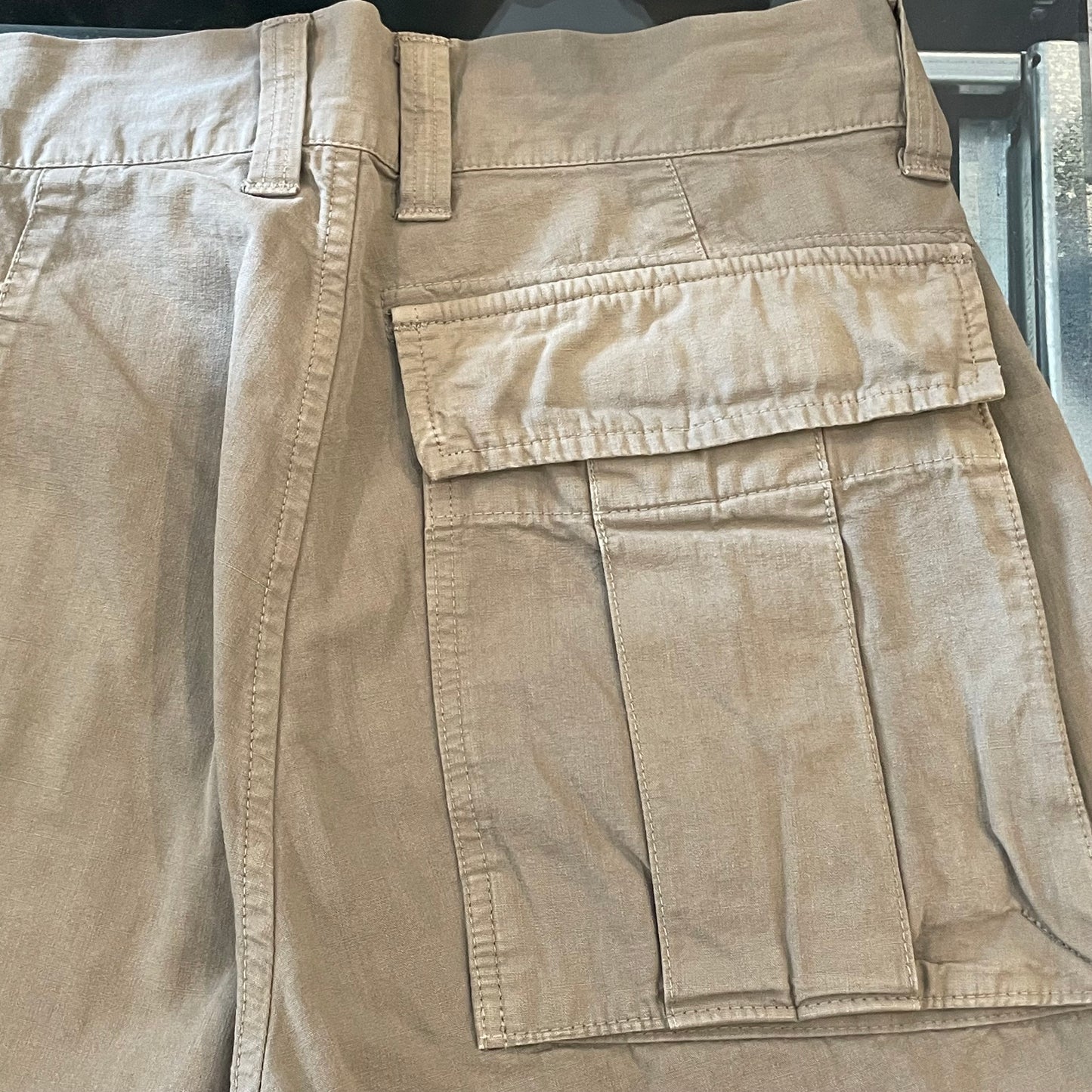 Cotton Shorts Khaki Light Cotton