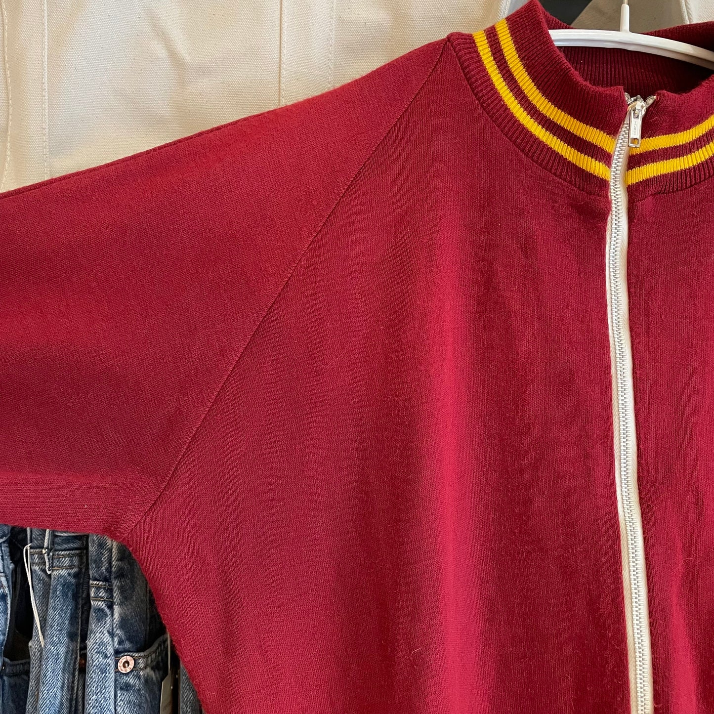 CSC Shield Wool Track Jacket Red