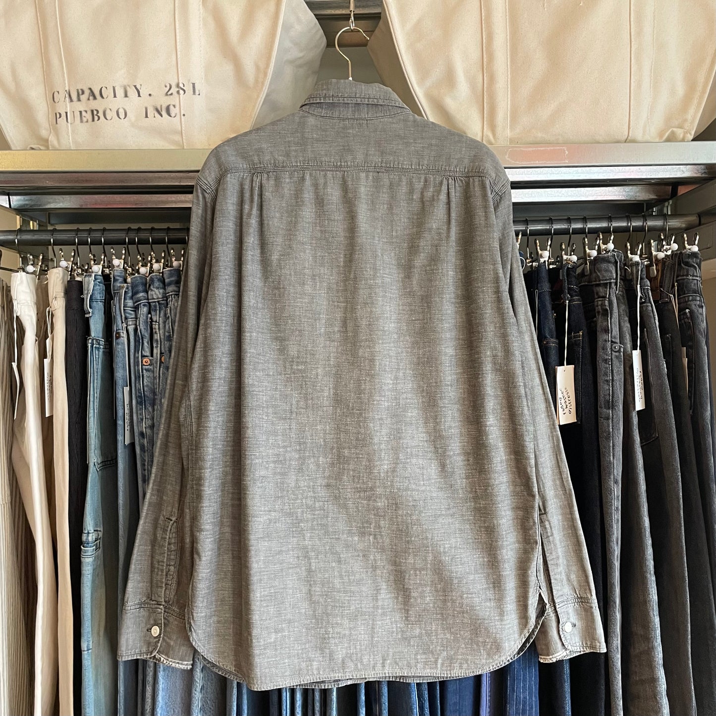Chambray Work Shirt Washed