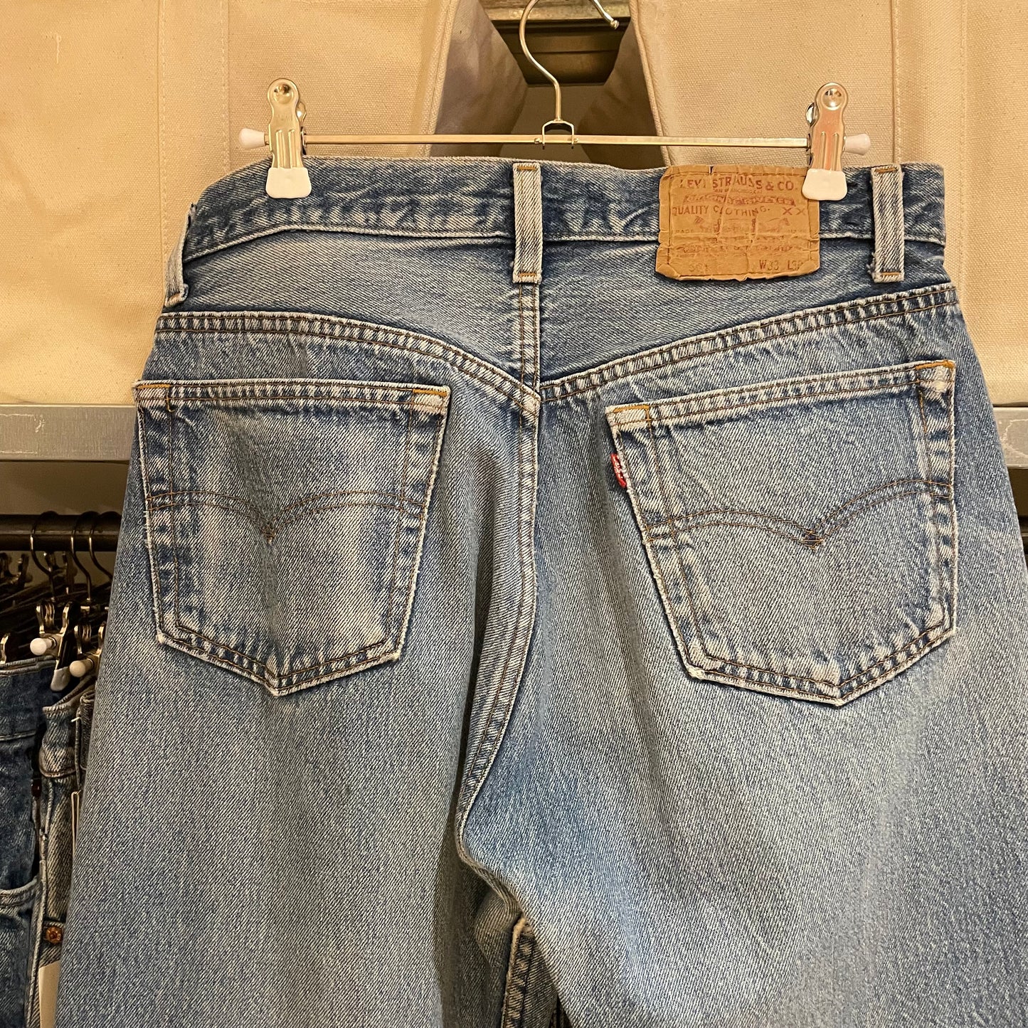 501 Jeans Regular Straight Light Wash Blue