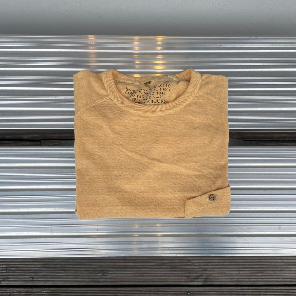 Raglan Pocket T-Shirt Yellow