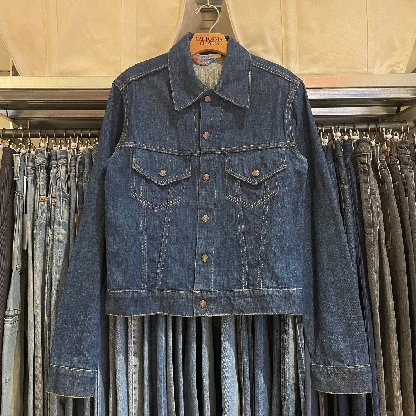 Western Trucker Jacket Blue Washed 3rd Gen