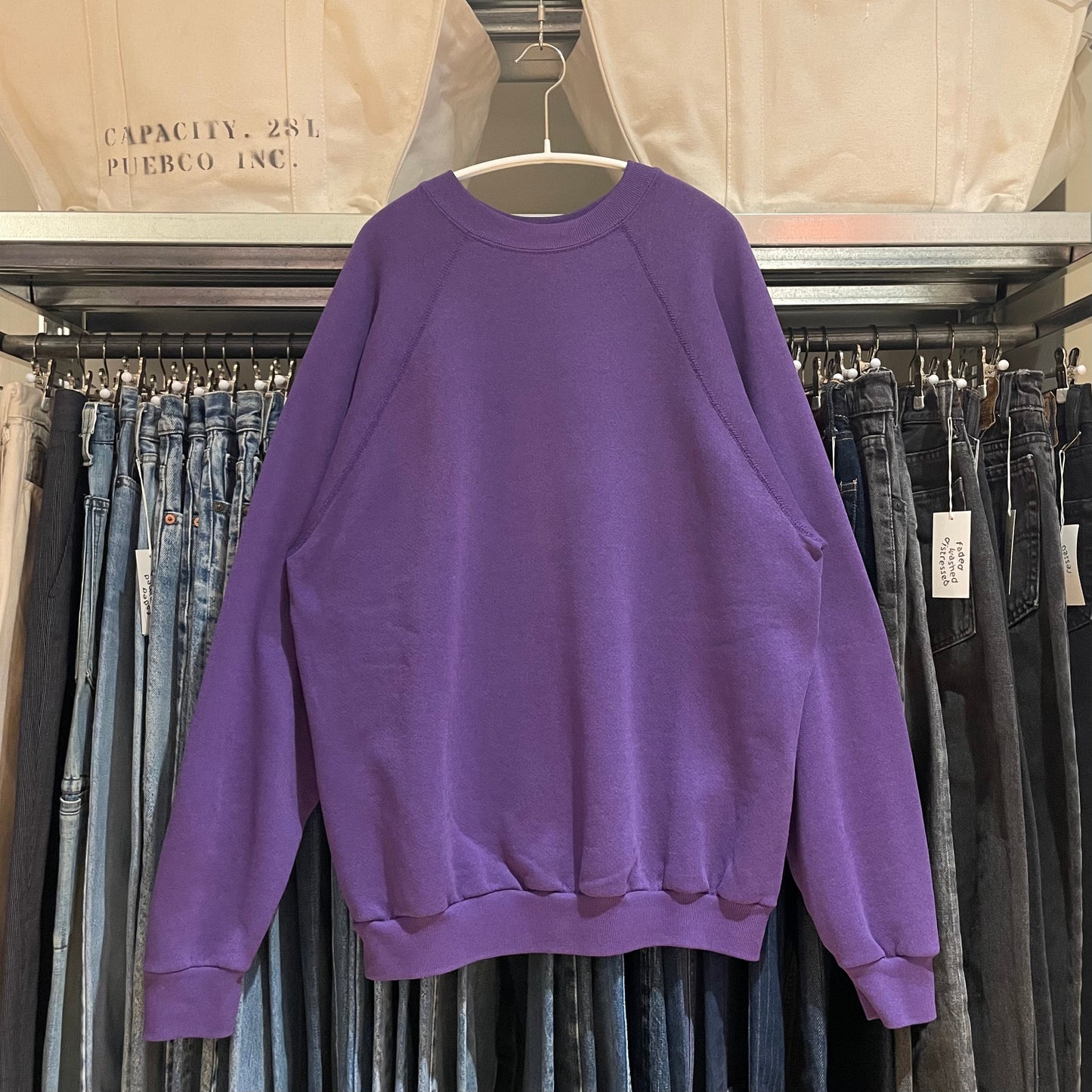 50/50 Tubular Blank Sweatshirt Purple