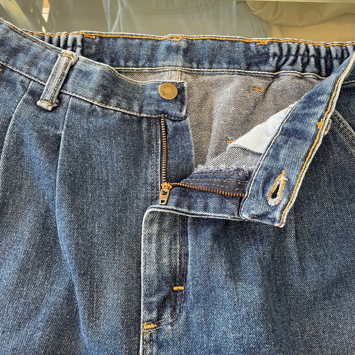 Denim Work Shorts Cutoff