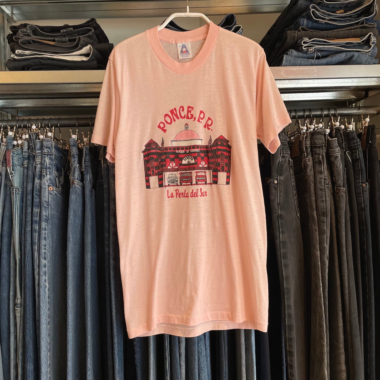 Ponce P.R. La Perla Del Sur T-Shirt Pink