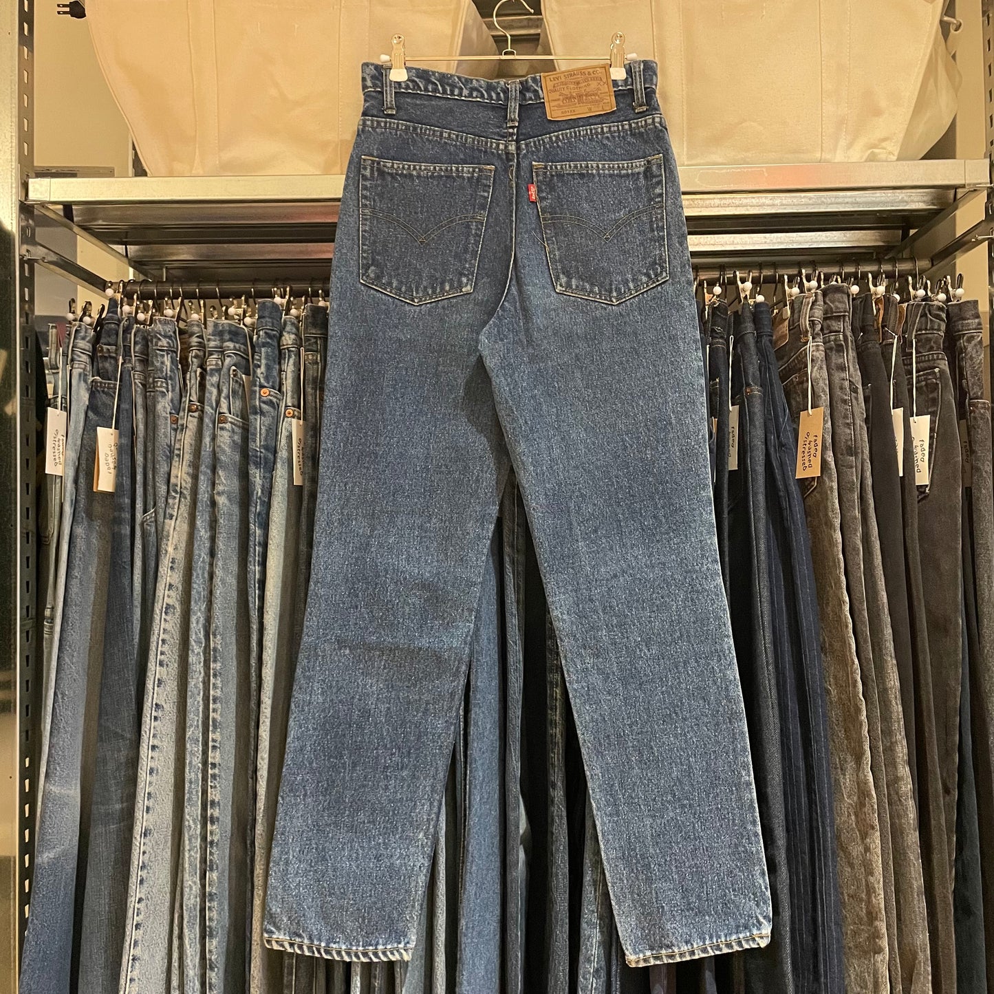 501xx Jeans Regular Tapered Medium Wash Blue