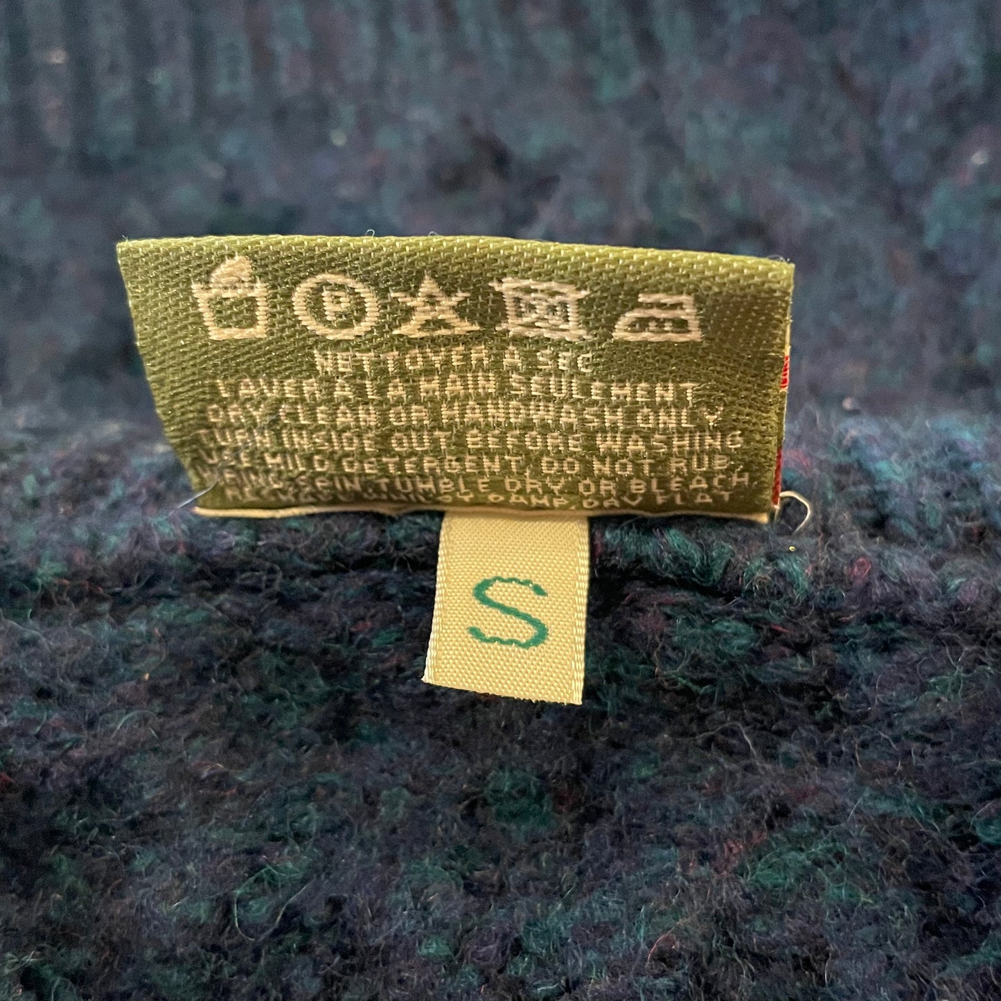 Cable Knit Merino Sweater Navy