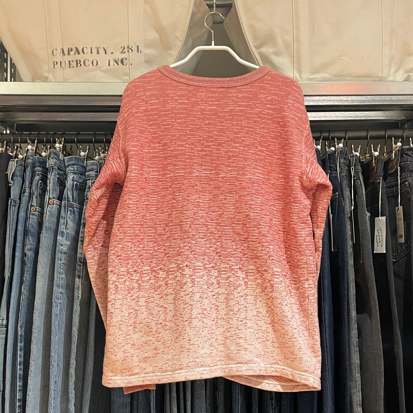 Heathered Sweat Cardigan Pink