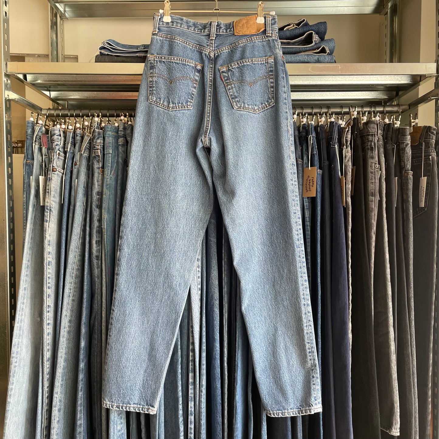 901 Jeans High Waist Taperd Light Washed Blue