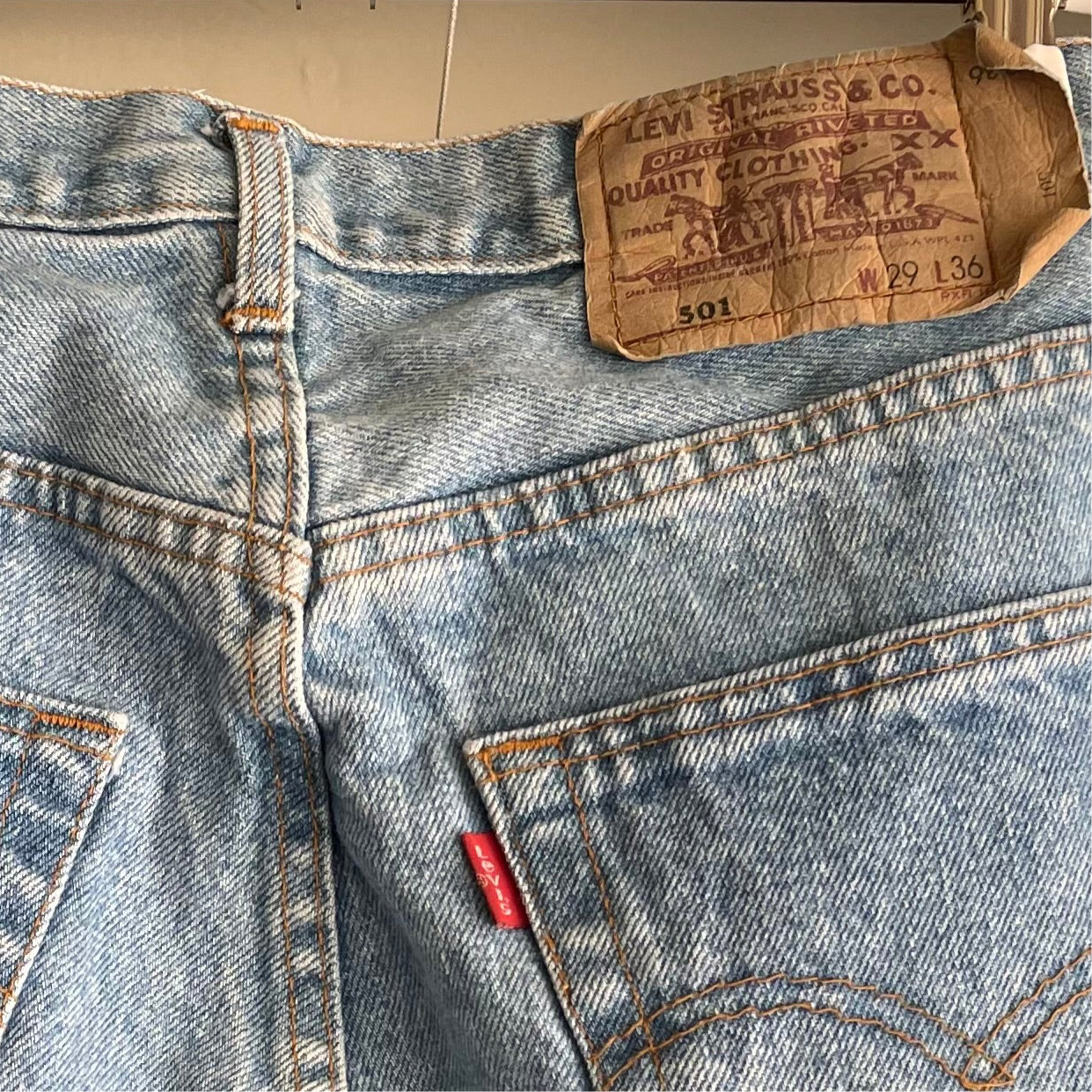 501 Jeans Regular Straight Light Wash