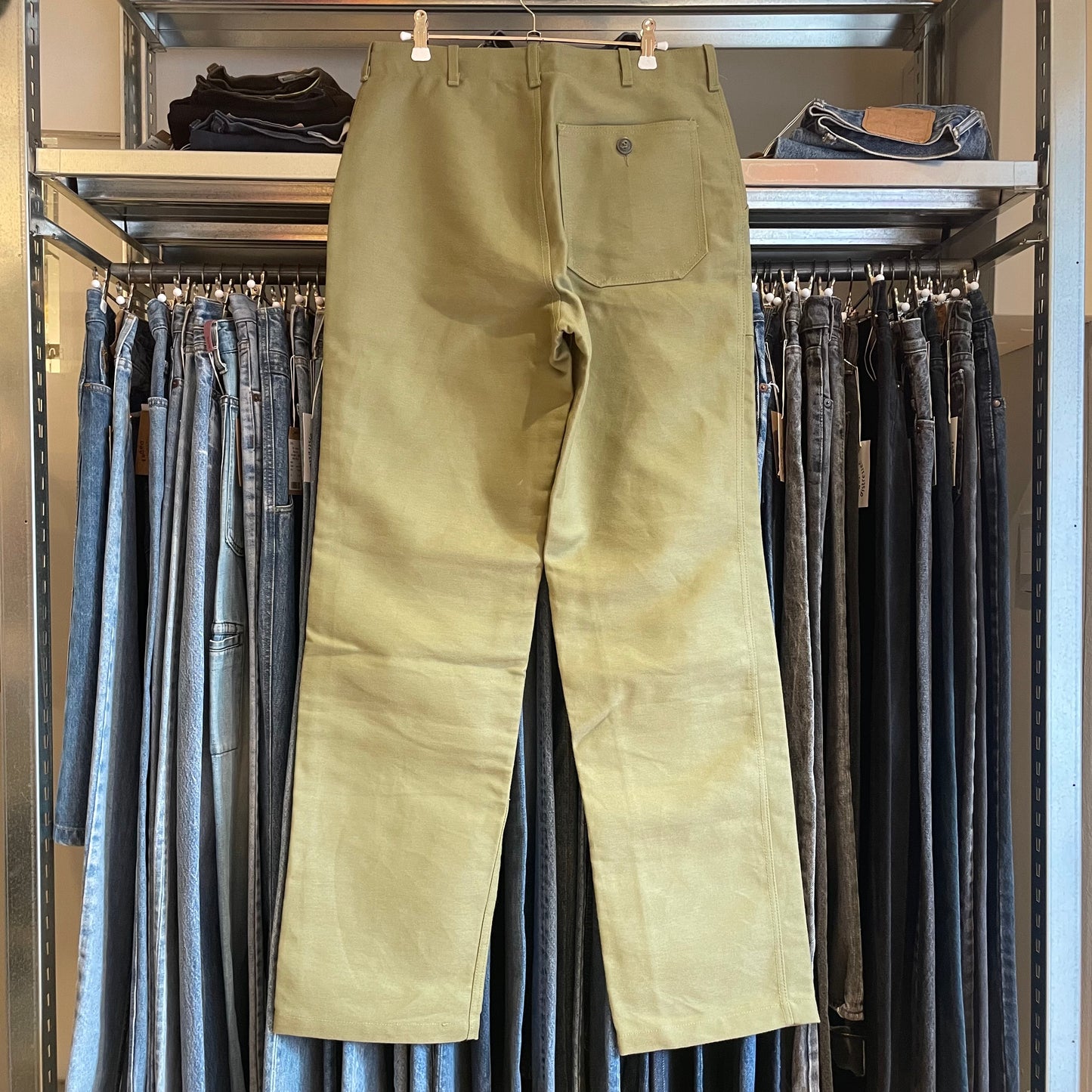 Olive Work Pants