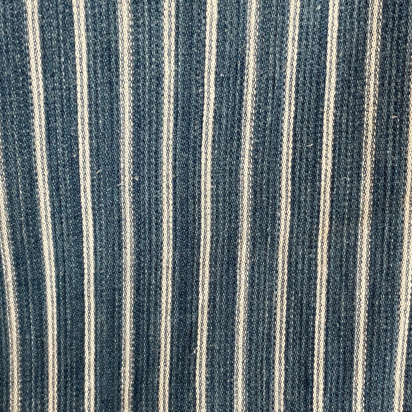 Striped Utility Shirt Blue Cotton