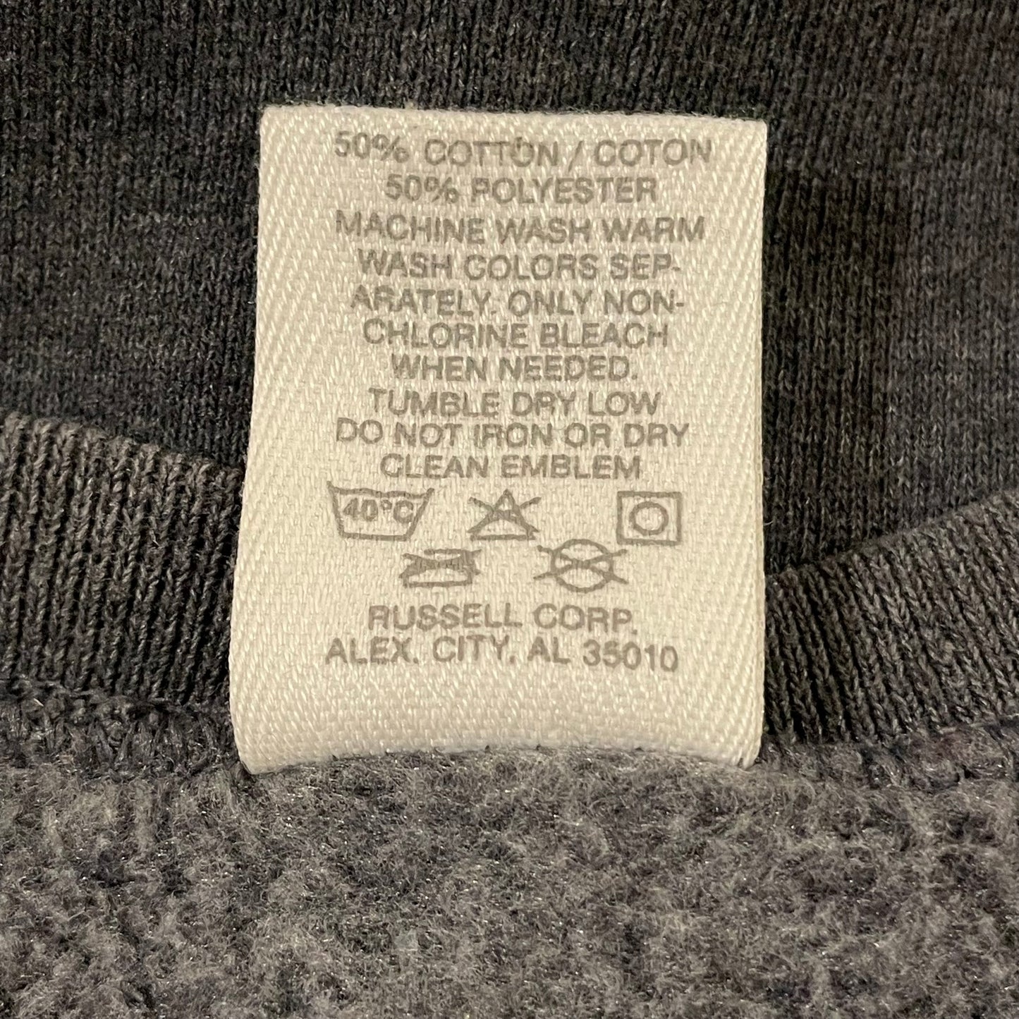 50/50 Tubular Blank Sweatshirt Faded Gray