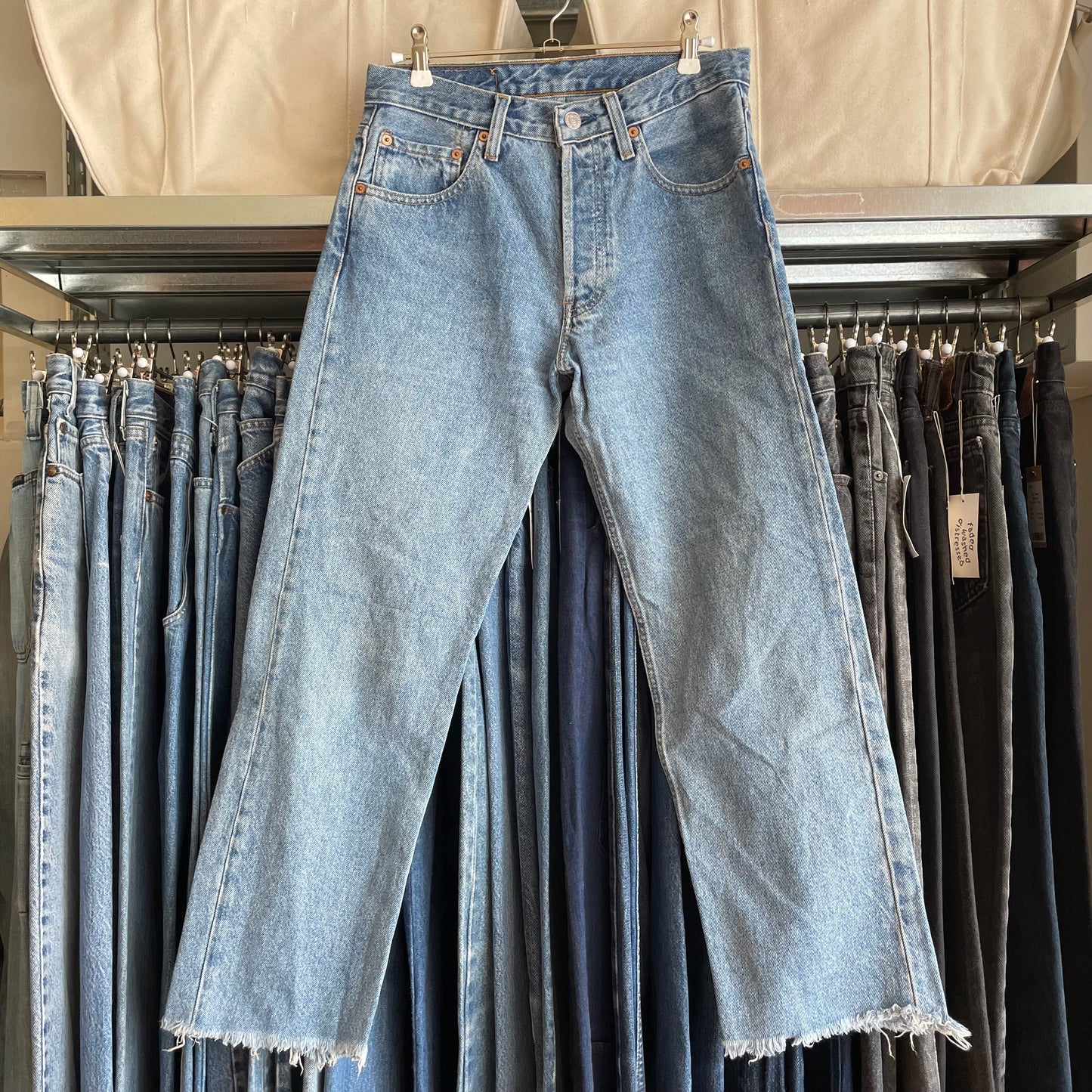 501 Jeans Regular Straight Light Wash Blue
