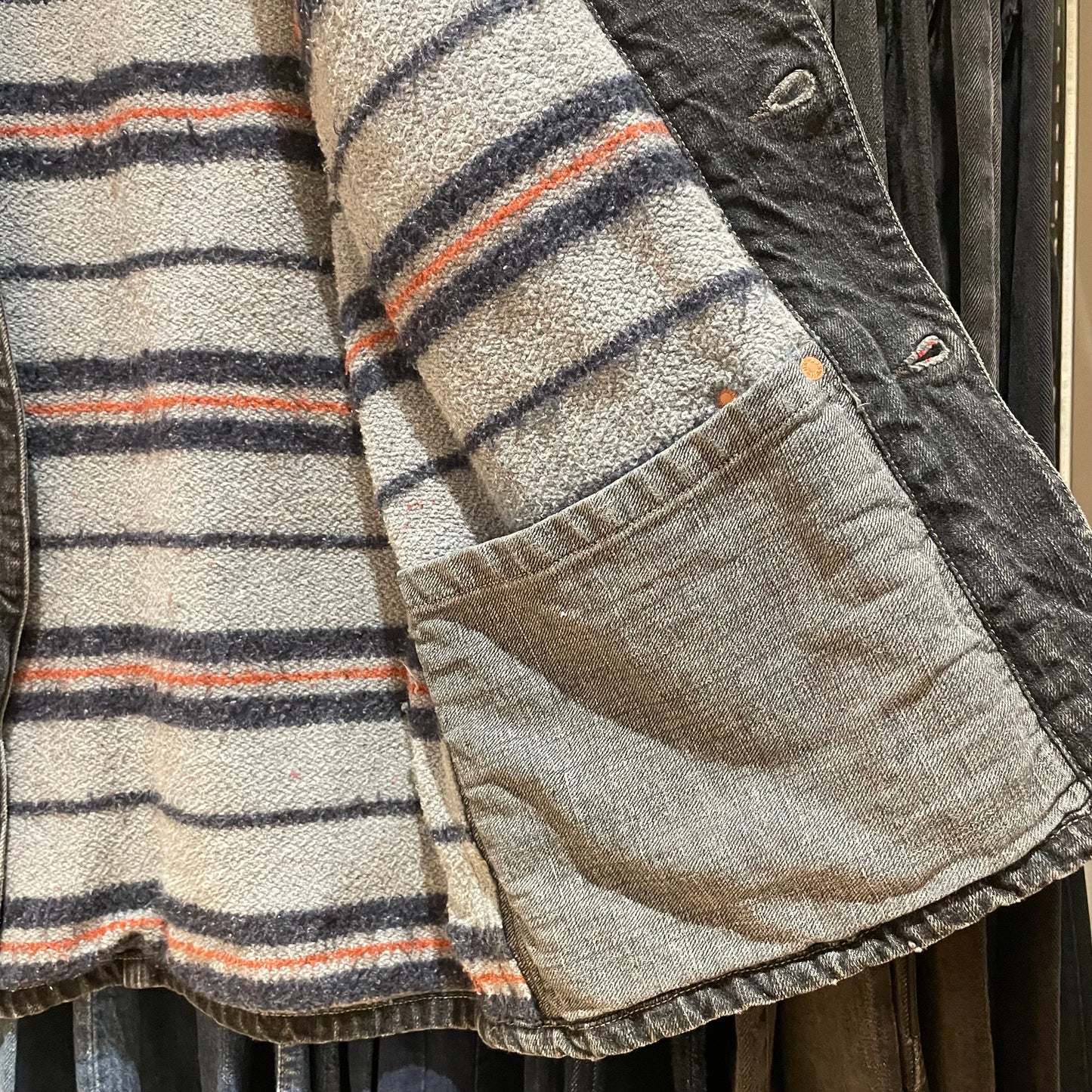 Fleece-Lined Denim Chore Jacket