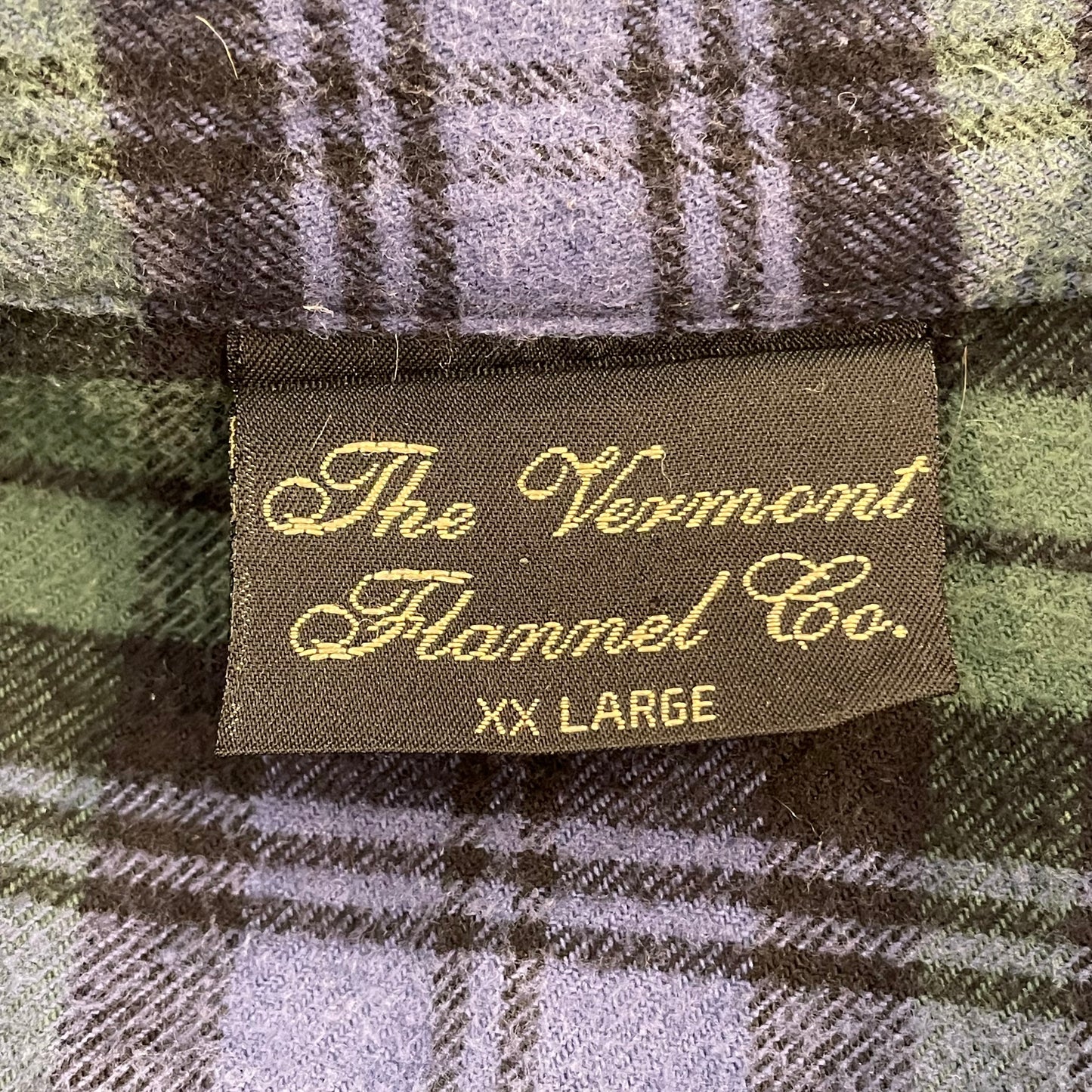 Flannel Check Shirt Green/Blue