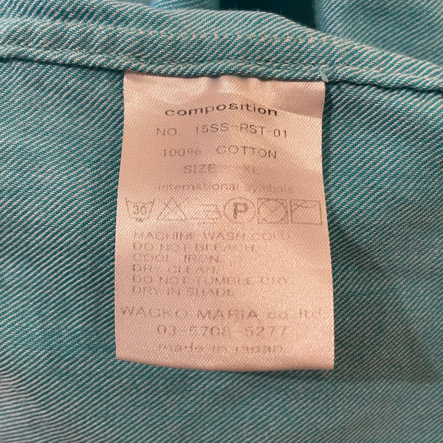 Long-Sleeve Shirt Sky Blue Cotton