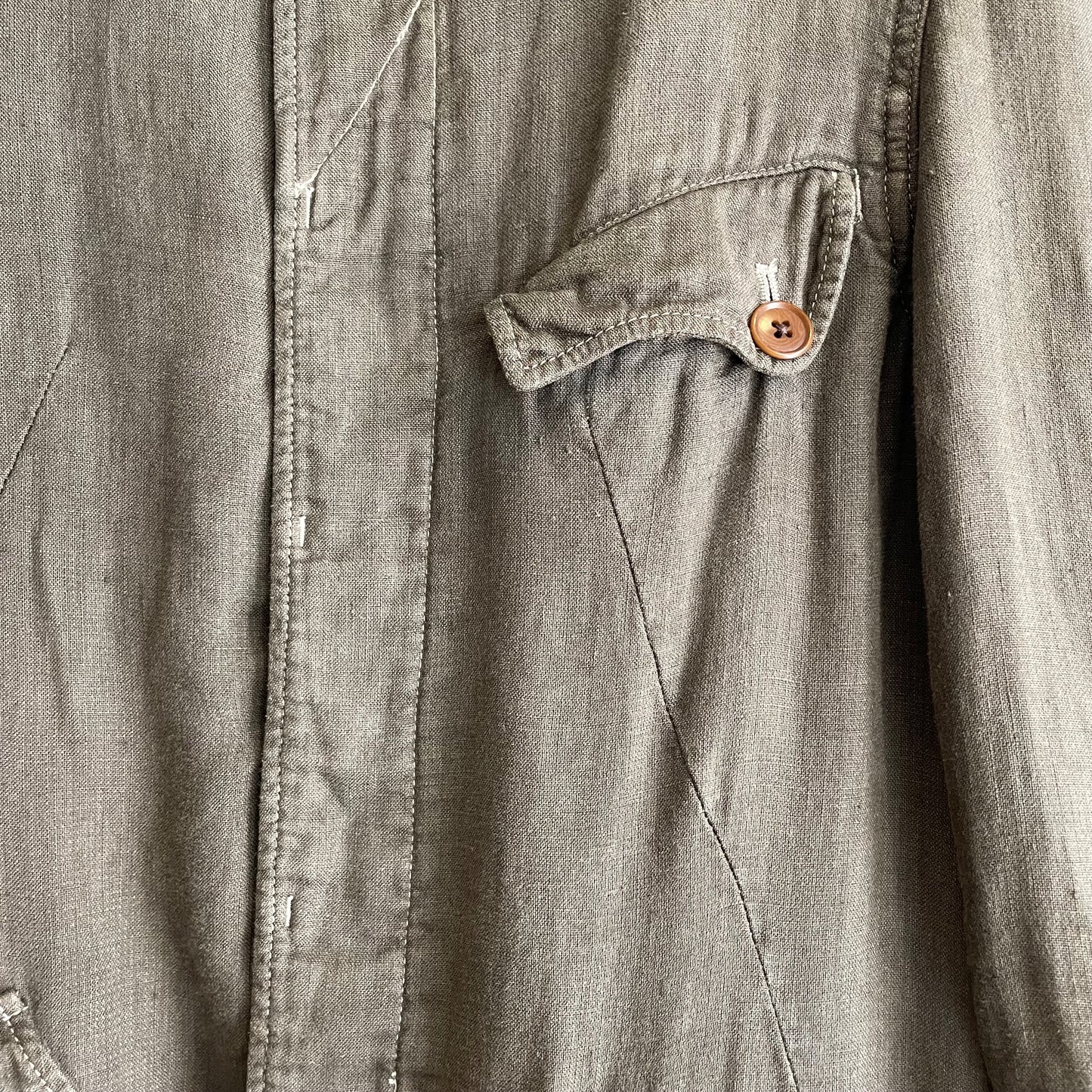 Flap Pocket Jacket Brown