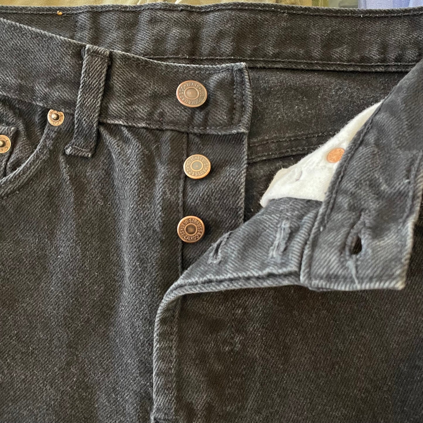 501 Jeans Regular Straight Black