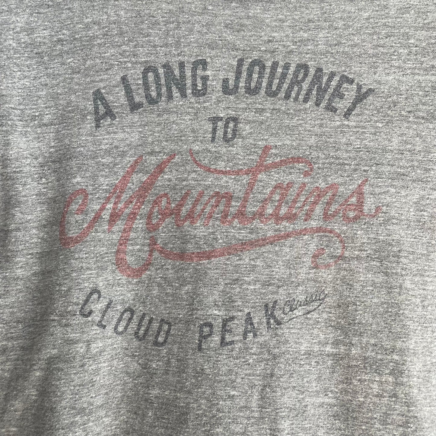 Heather Gray Mountain Graphic T-shirt