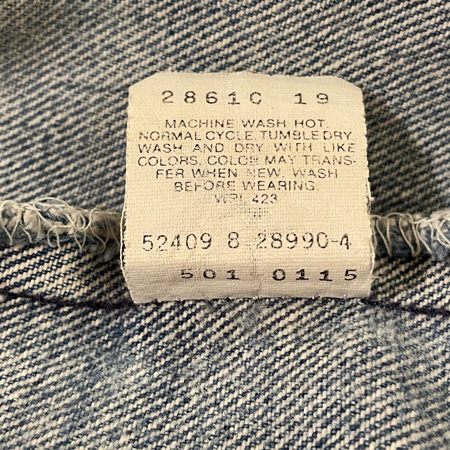 501 Jeans Regular Straight Light Wash Blue