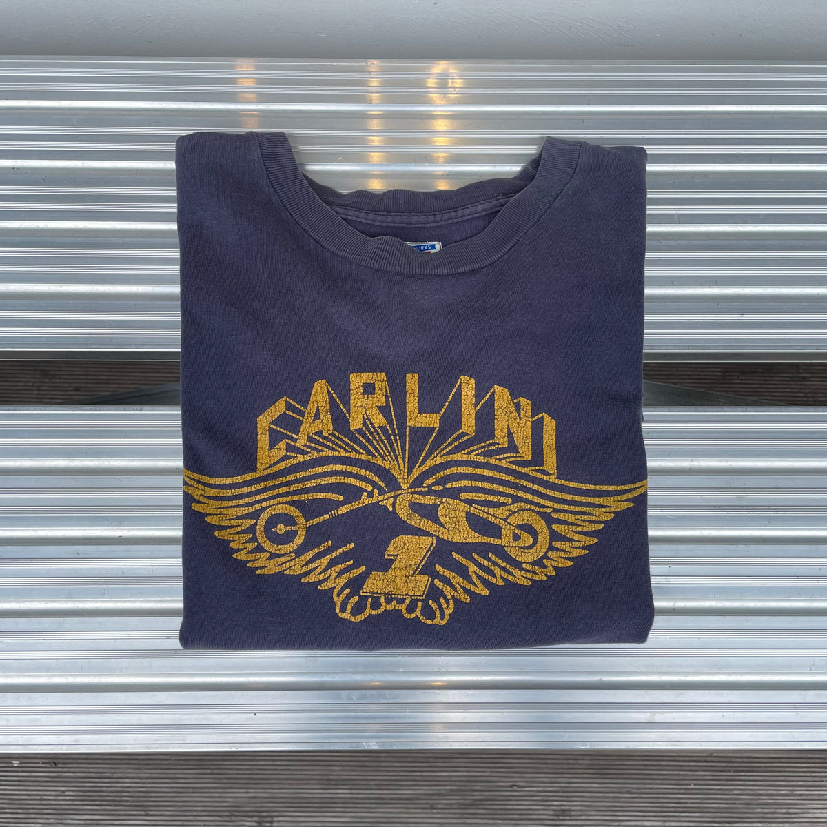 Graphic T-Shirt Long Sleeve Navy