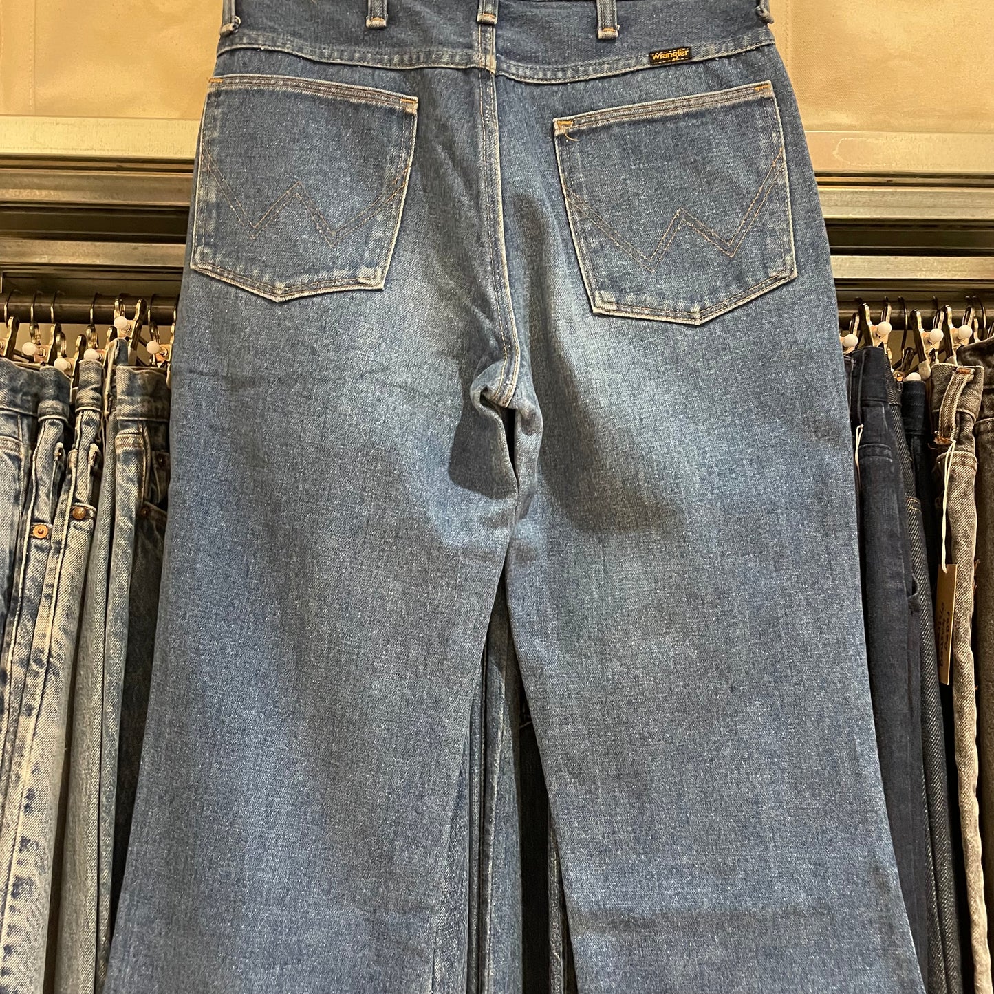 Regular Straight Jeans Mid Wash Blue Talon Zip